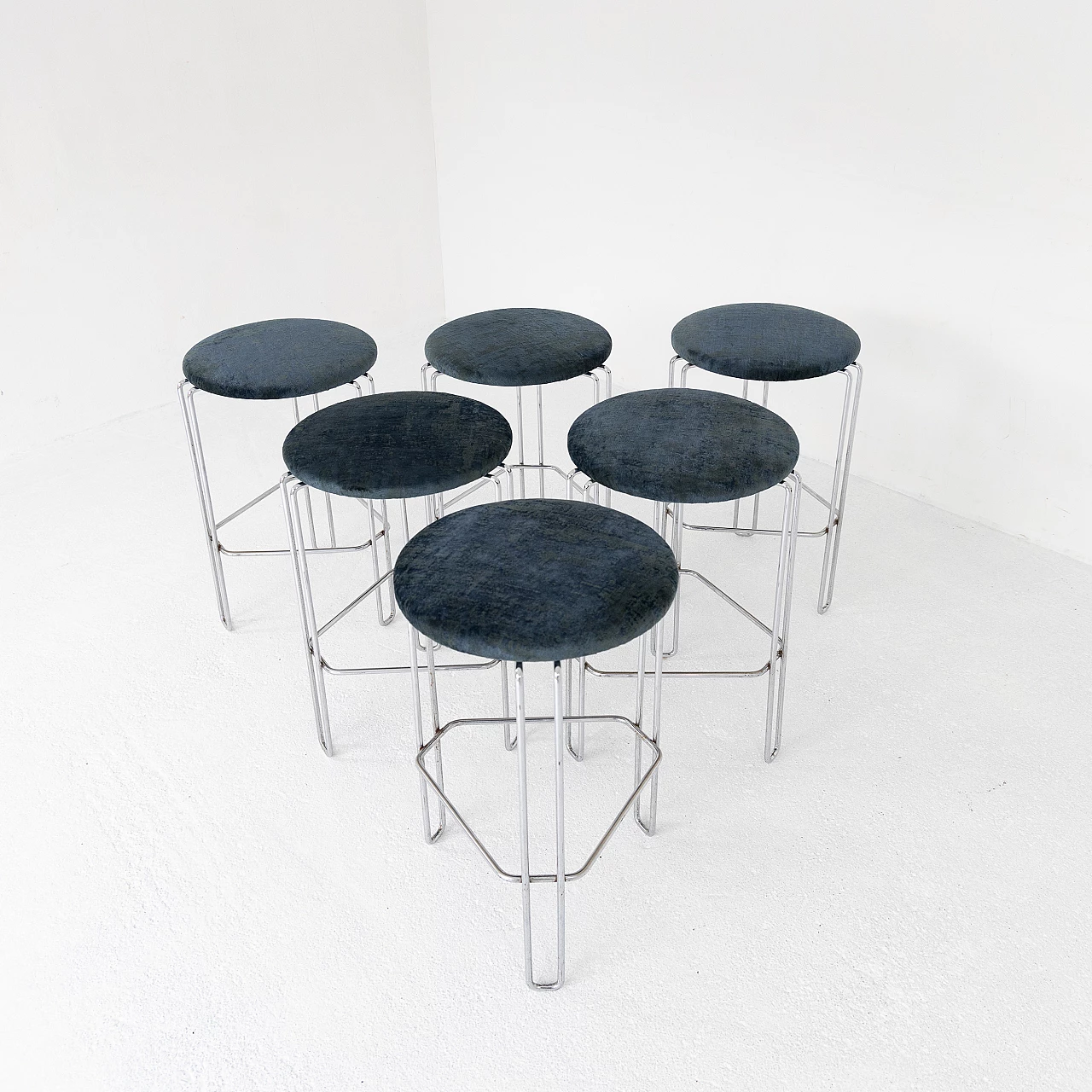 6 High stools Ara 63 by Studio Tecnico Bononia, 1970s 14