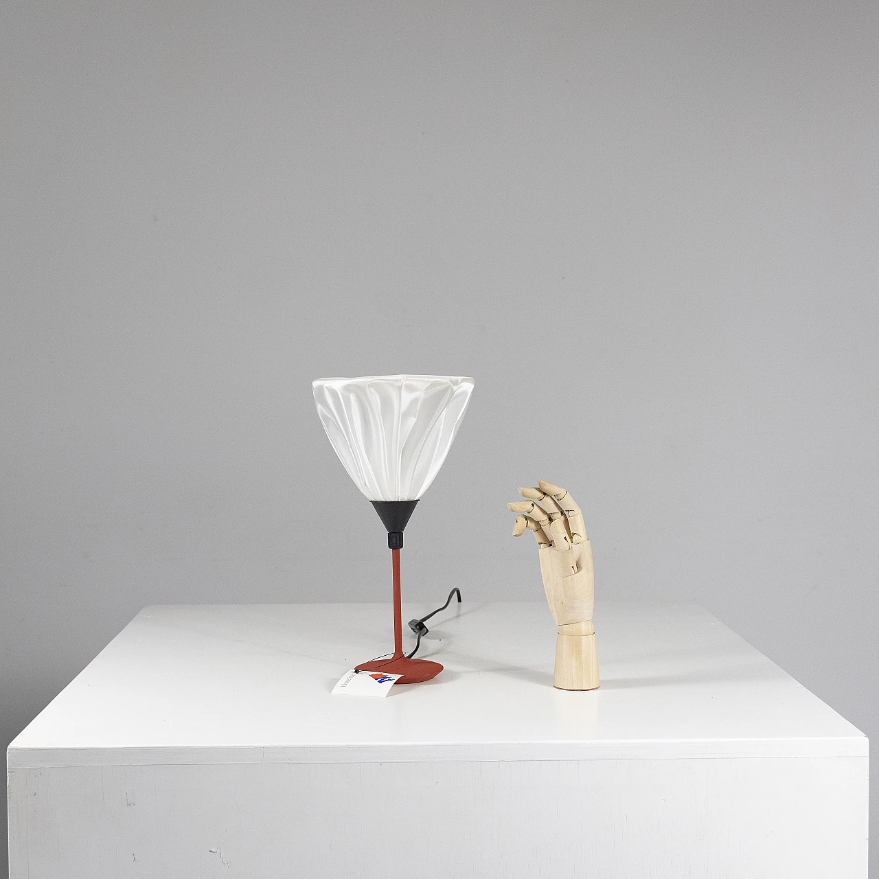 Table lamp Laggon 33 red by Carlo Forcolini for Nemo, 1980s 3