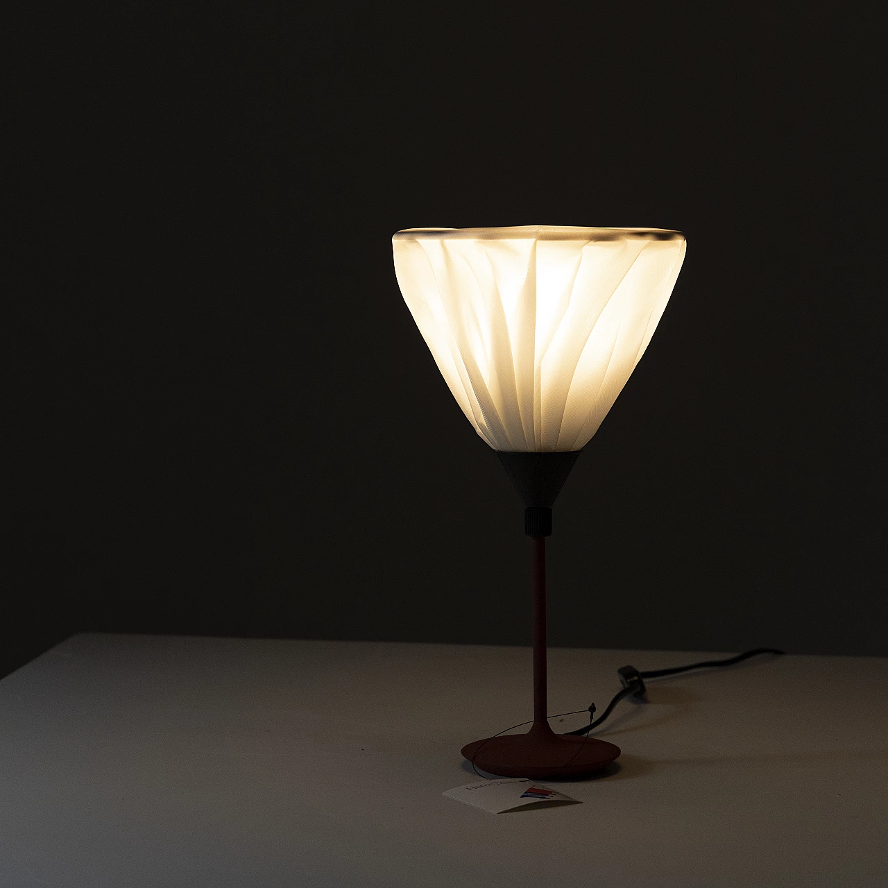 Table lamp Laggon 33 red by Carlo Forcolini for Nemo, 1980s 11