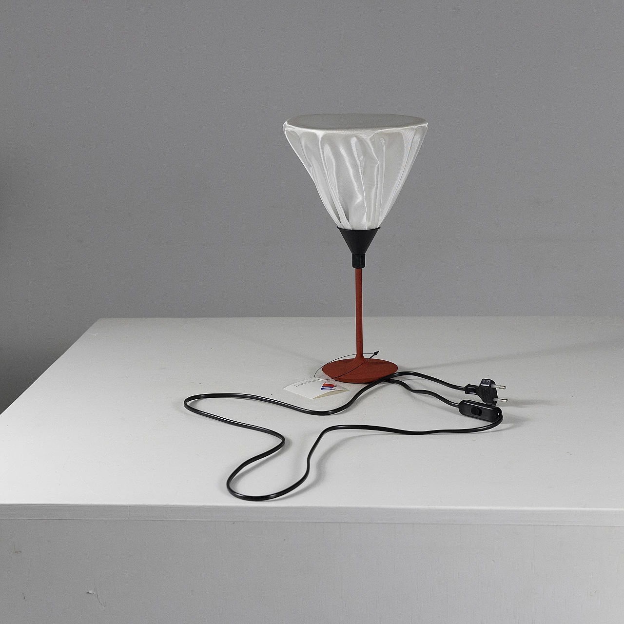 Table lamp Laggon 33 red by Carlo Forcolini for Nemo, 1980s 13