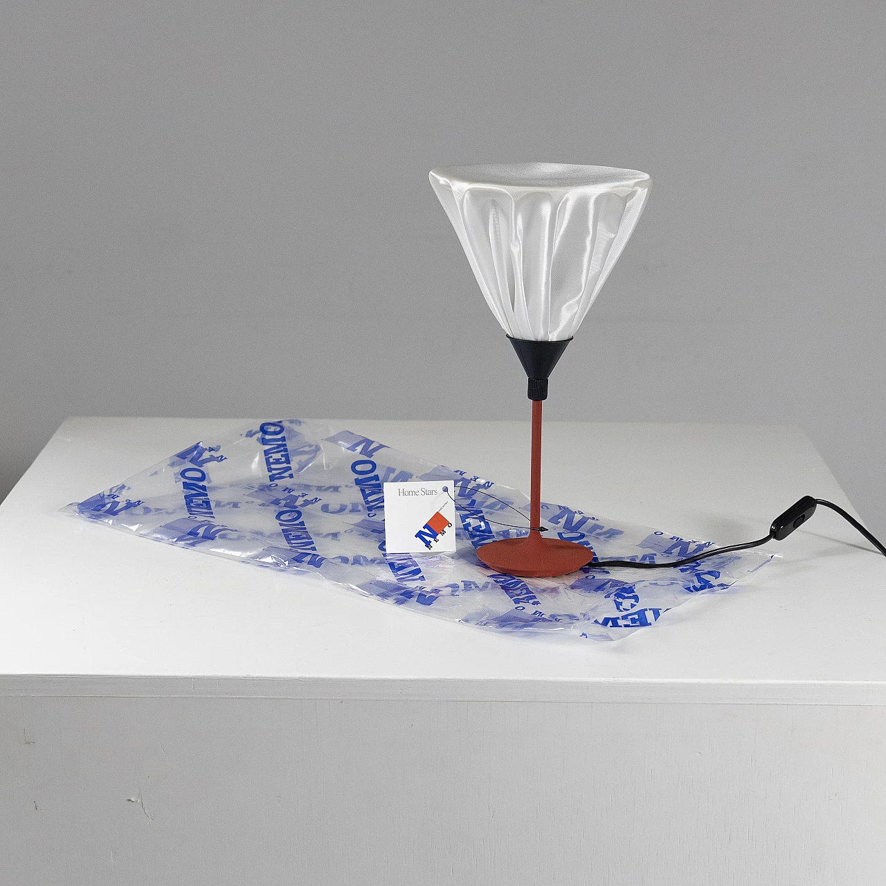 Table lamp Laggon 33 red by Carlo Forcolini for Nemo, 1980s 14