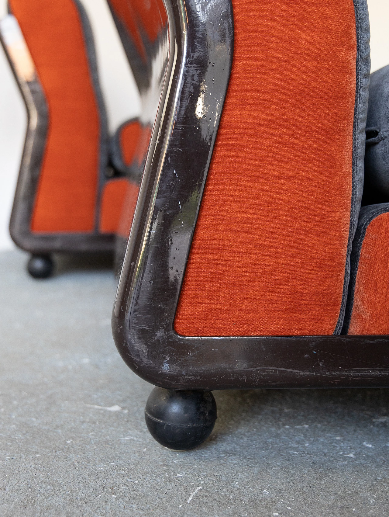 6 Poltrone Amanta di Mario Bellini per B&B Italia, anni '70 11