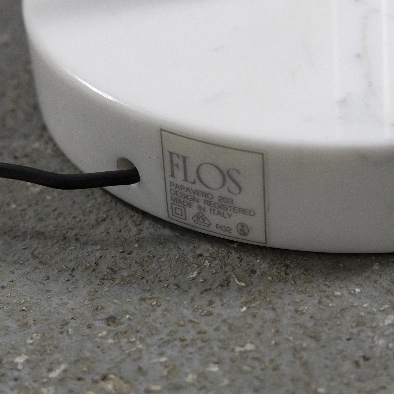 Pair of Papavero floor lamps by Achille and Piergiacomo Castiglioni for Flos, 1960s 6