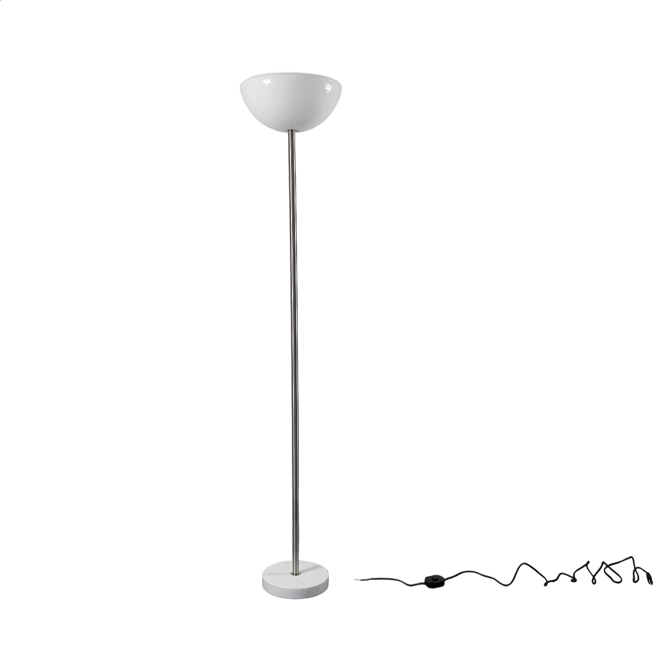 Pair of Papavero floor lamps by Achille and Piergiacomo Castiglioni for Flos, 1960s 9