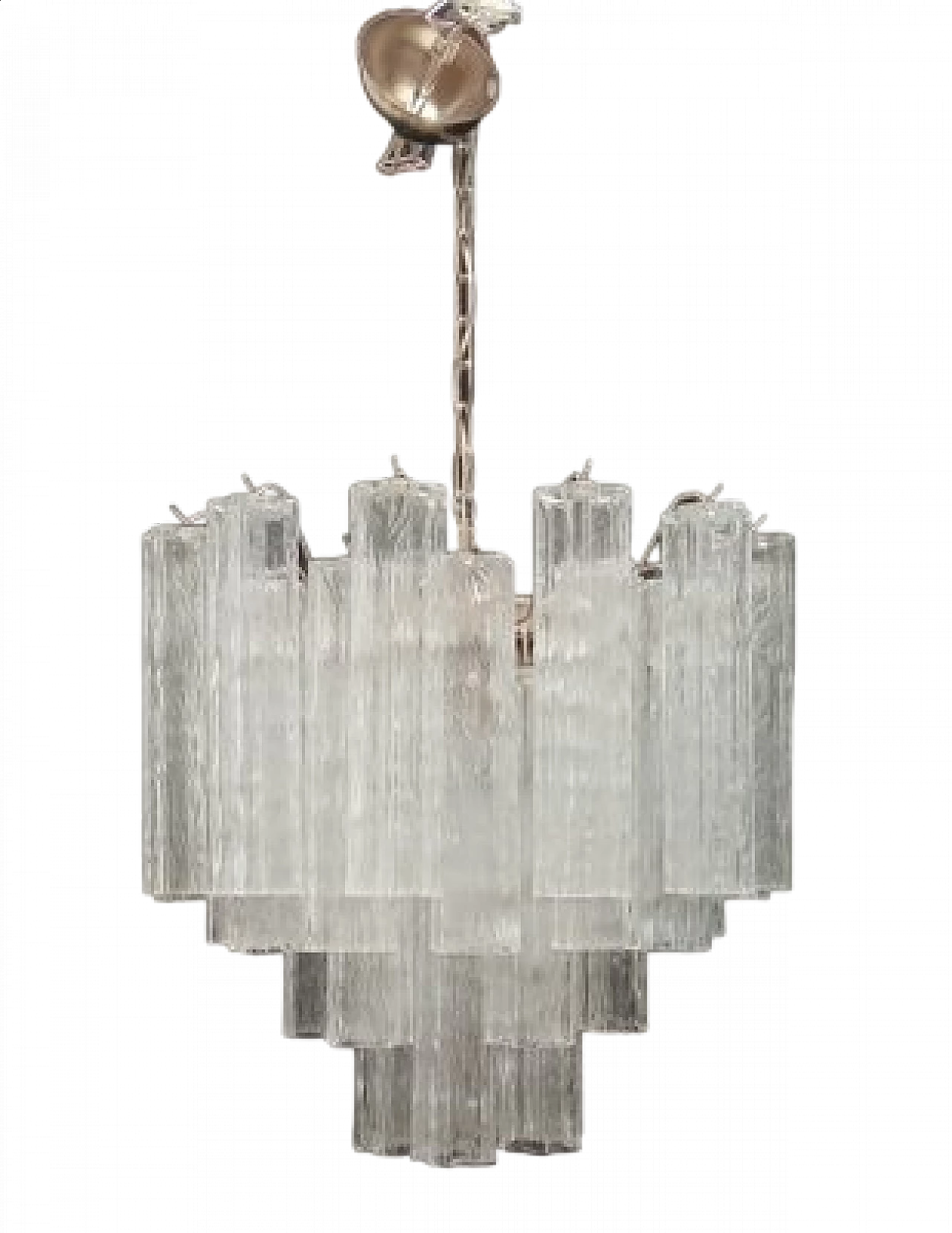 Storm Tubes Murano glass chandelier by JT Kalmar, 1970s 12