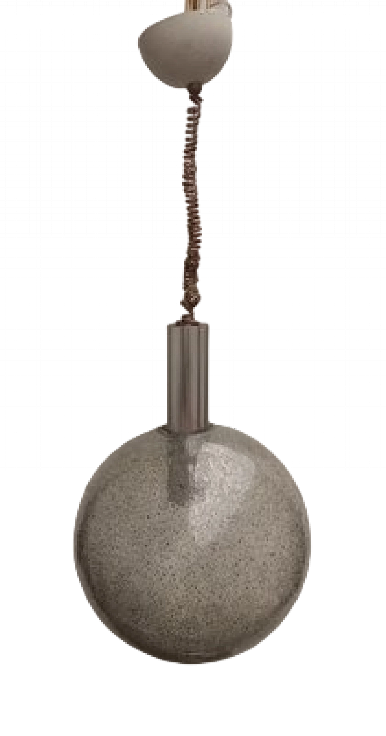 Lampada da soffitto in vetro soffiato di Flos, anni '60 12