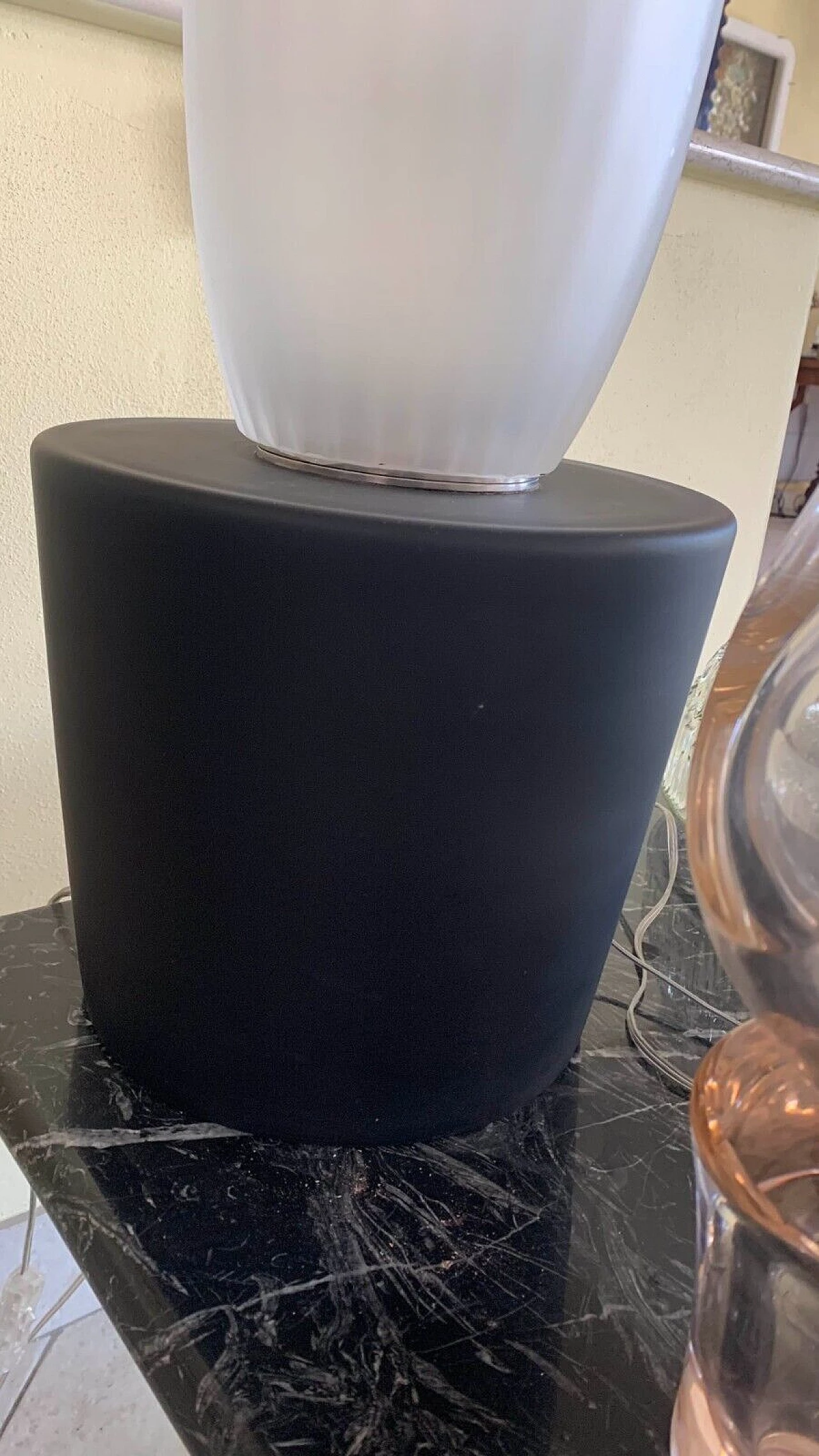 Lampada da tavolo Cactus in vetro di Murano di Formia, anni '90 3