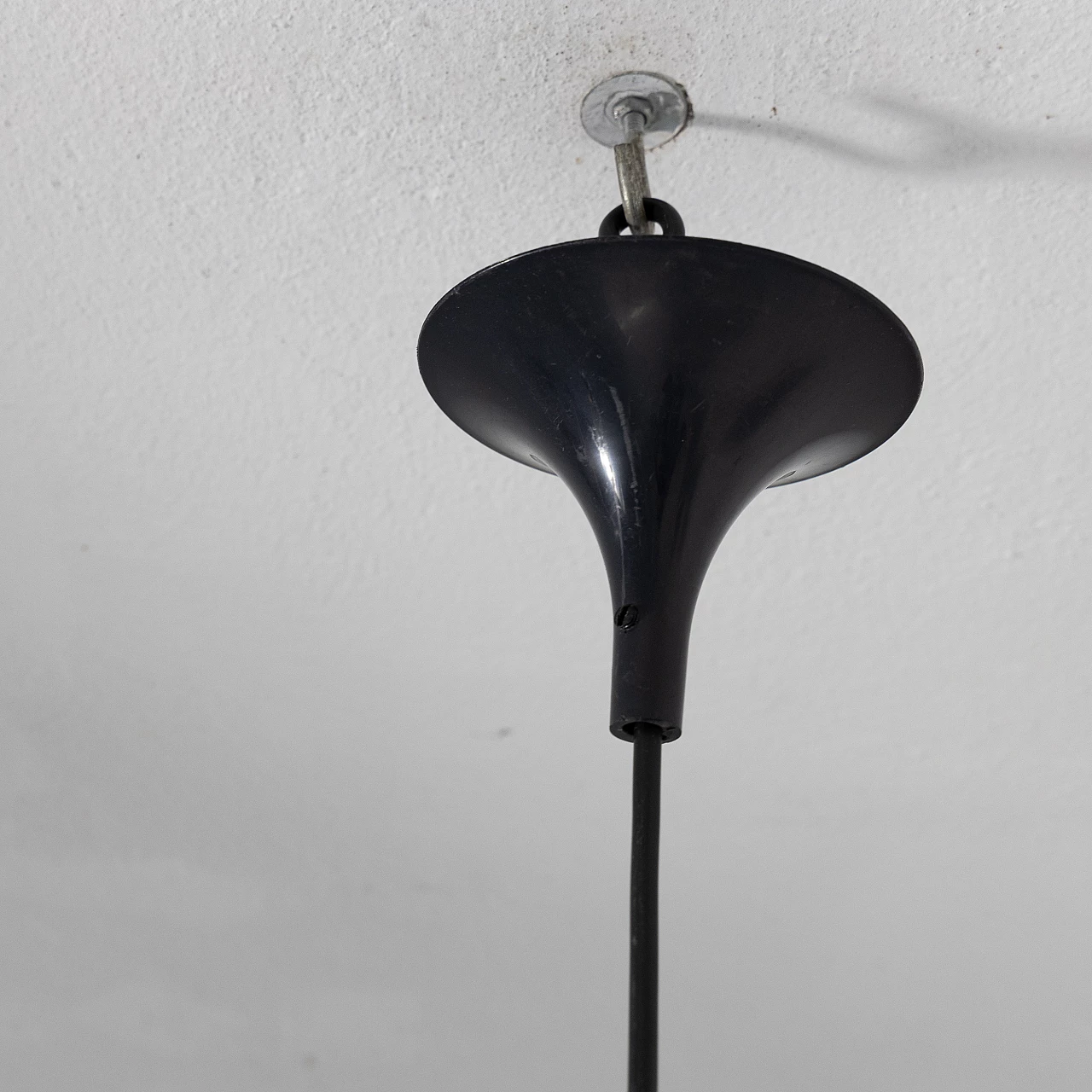 15 Lampade da soffitto in metallo bianco, anni '70 7