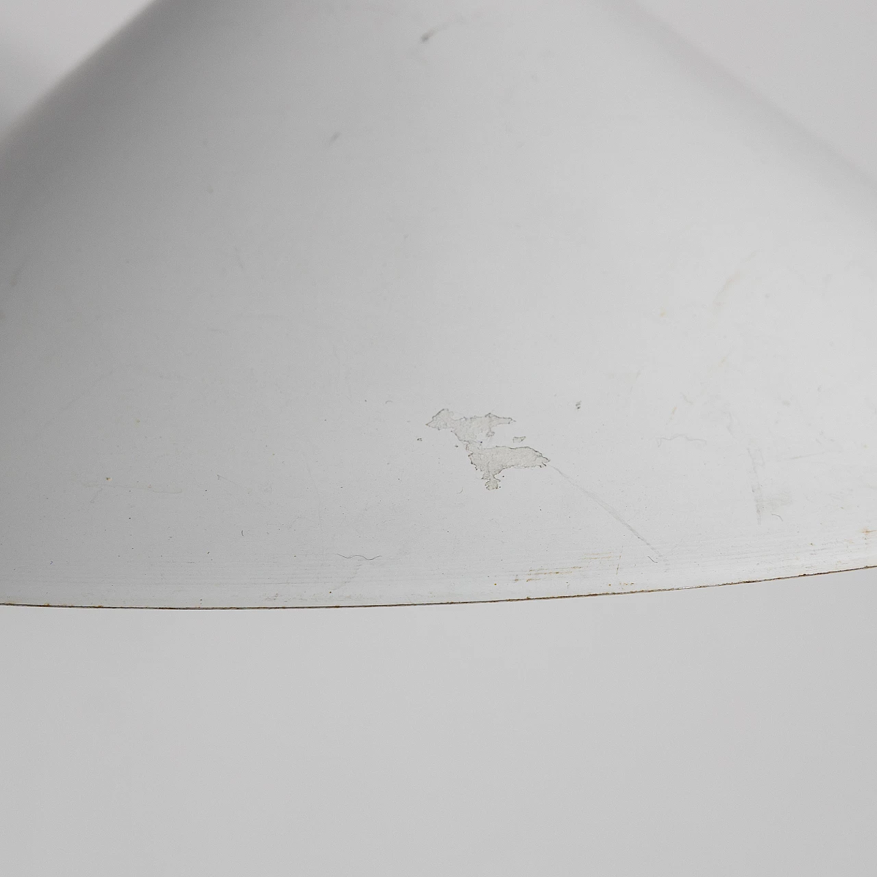 15 Lampade da soffitto in metallo bianco, anni '70 12