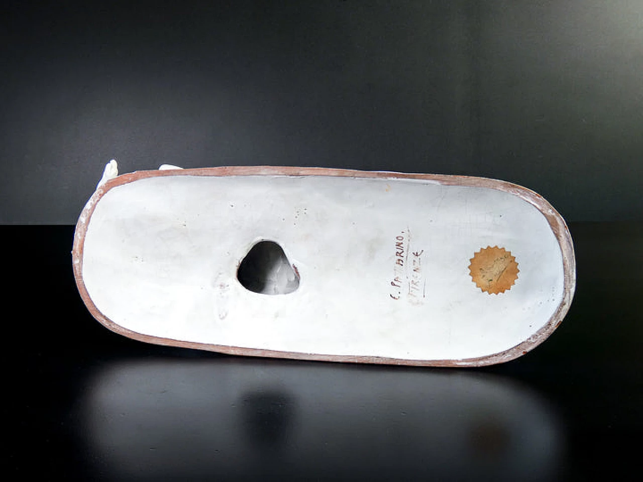 Eugenio Pattarino, female nude with child, ceramic sculpture, 1920s 13