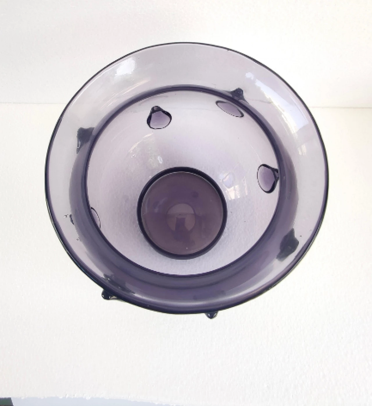 Purple Murano glass vase in the style of Vittorio Zecchin, 1920s 7