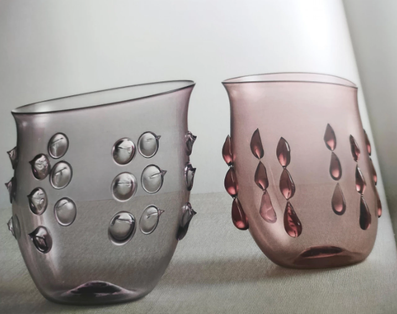 Purple Murano glass vase in the style of Vittorio Zecchin, 1920s 10