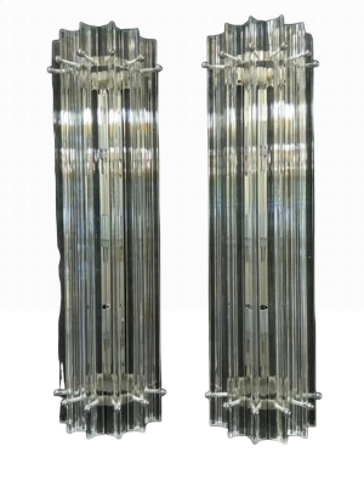 Pair of Murano glass wall lights, 1990s 14