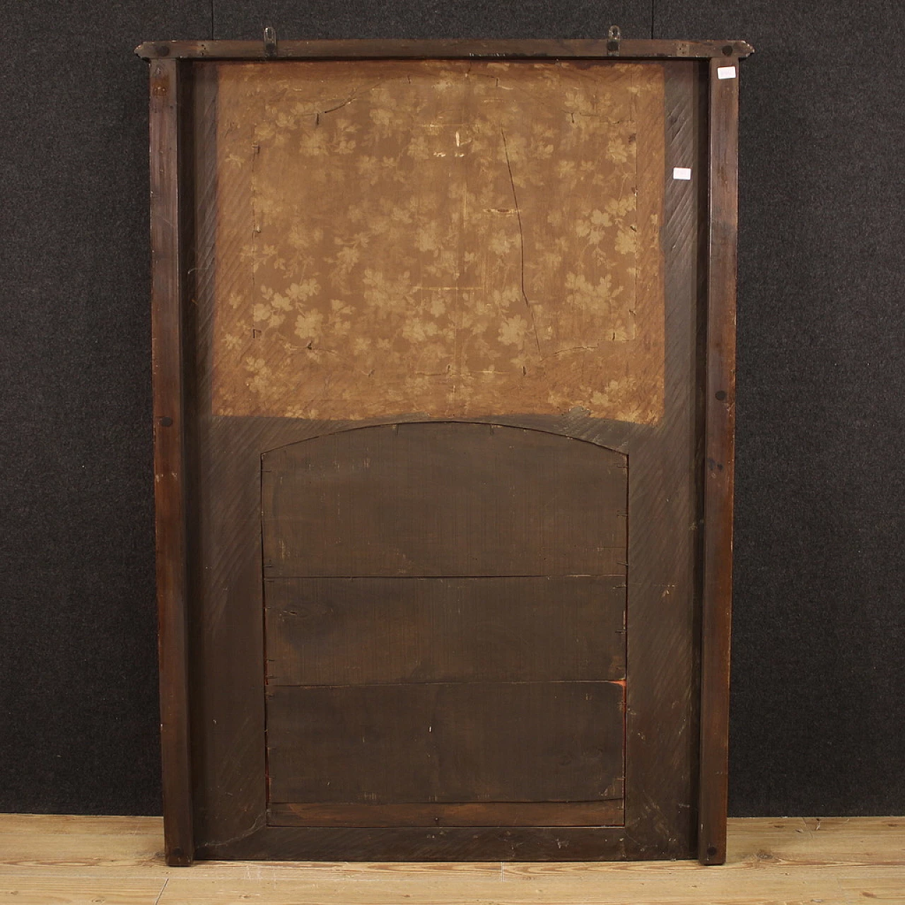 Beech and walnut mantelpiece with mirror, 1940s 11
