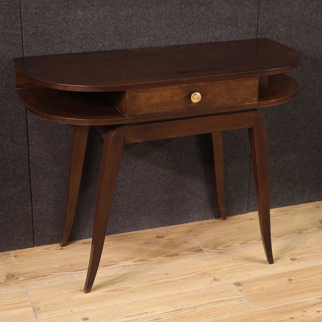 Mahogany dressing table with mirror, 1950s 2