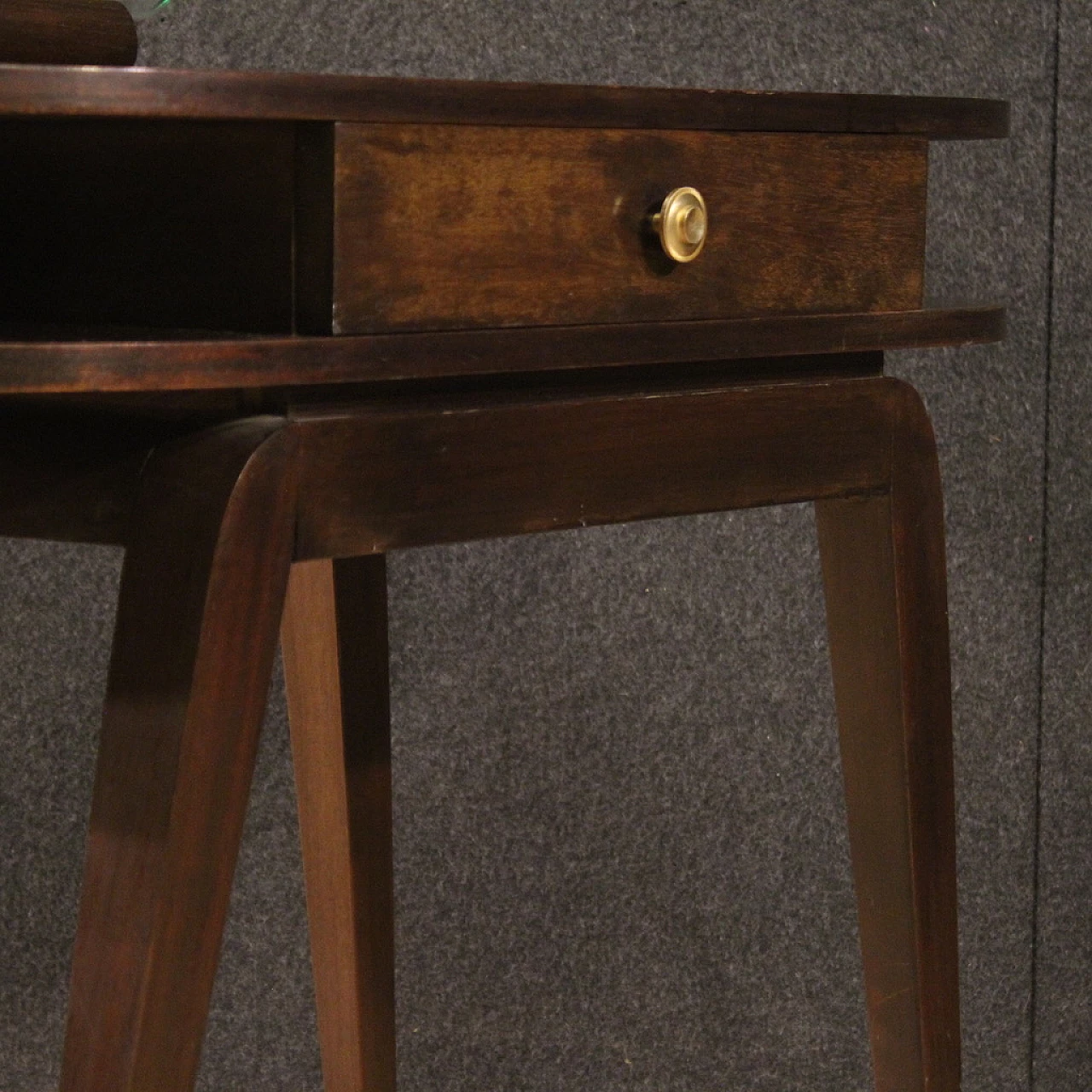 Mahogany dressing table with mirror, 1950s 13