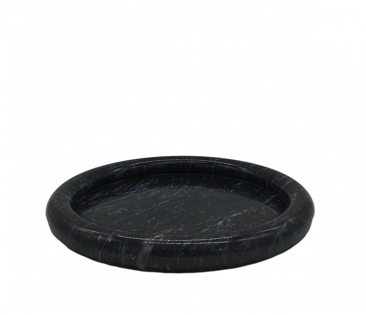Black marble ashtray by Sergio Asti for Up & Up, 1970s 1
