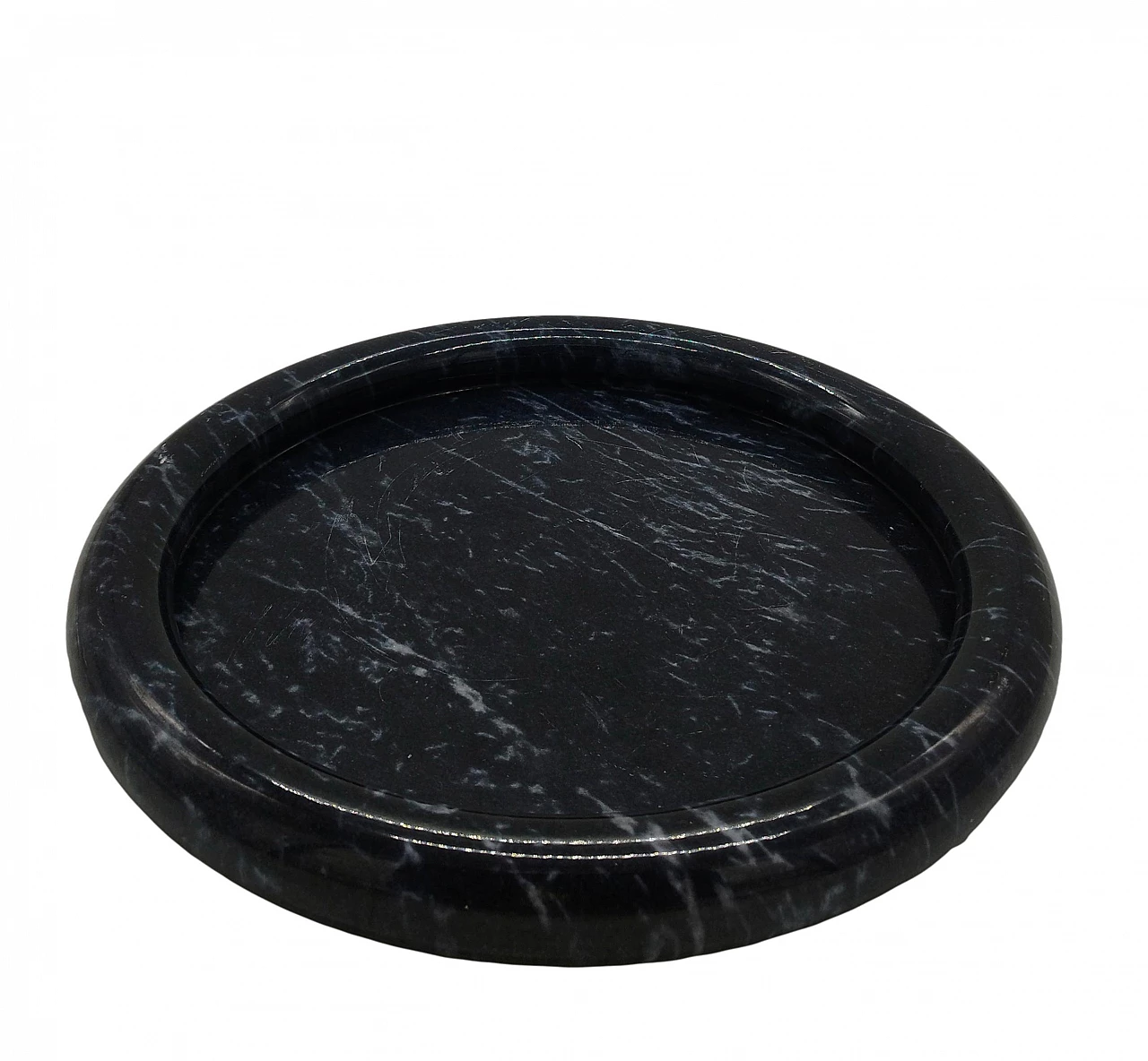 Black marble ashtray by Sergio Asti for Up & Up, 1970s 4