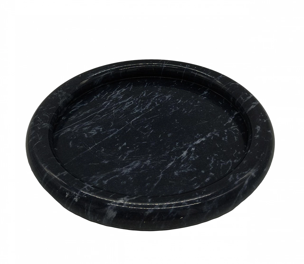Black marble ashtray by Sergio Asti for Up & Up, 1970s 5