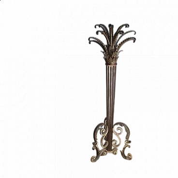 Art Nouveau palm in wrought iron, early 20th century