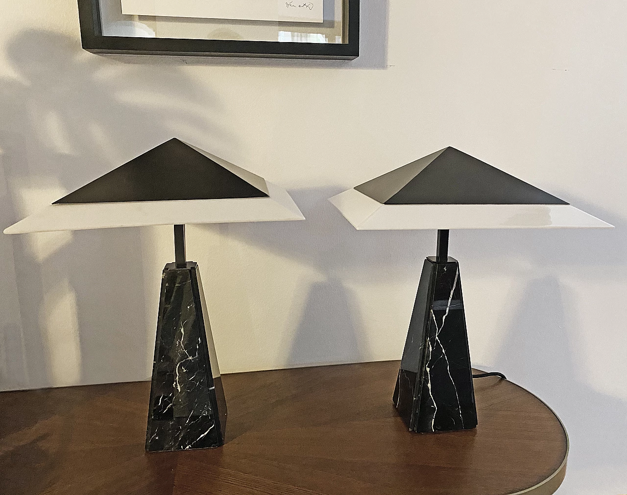 Coppia di lampade da tavolo di Cini Boeri per Tronconi, anni '70 7