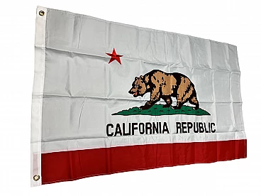 Nylon flag of the State of California