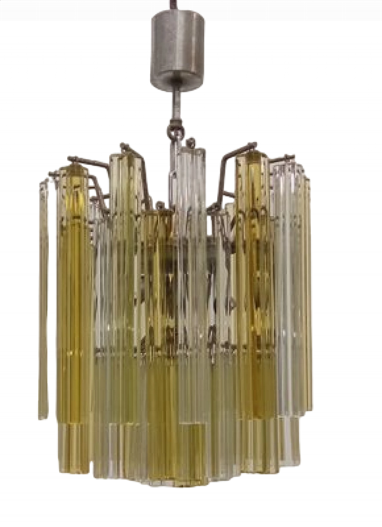 Two-tone Murano glass chandelier, 1960s 12