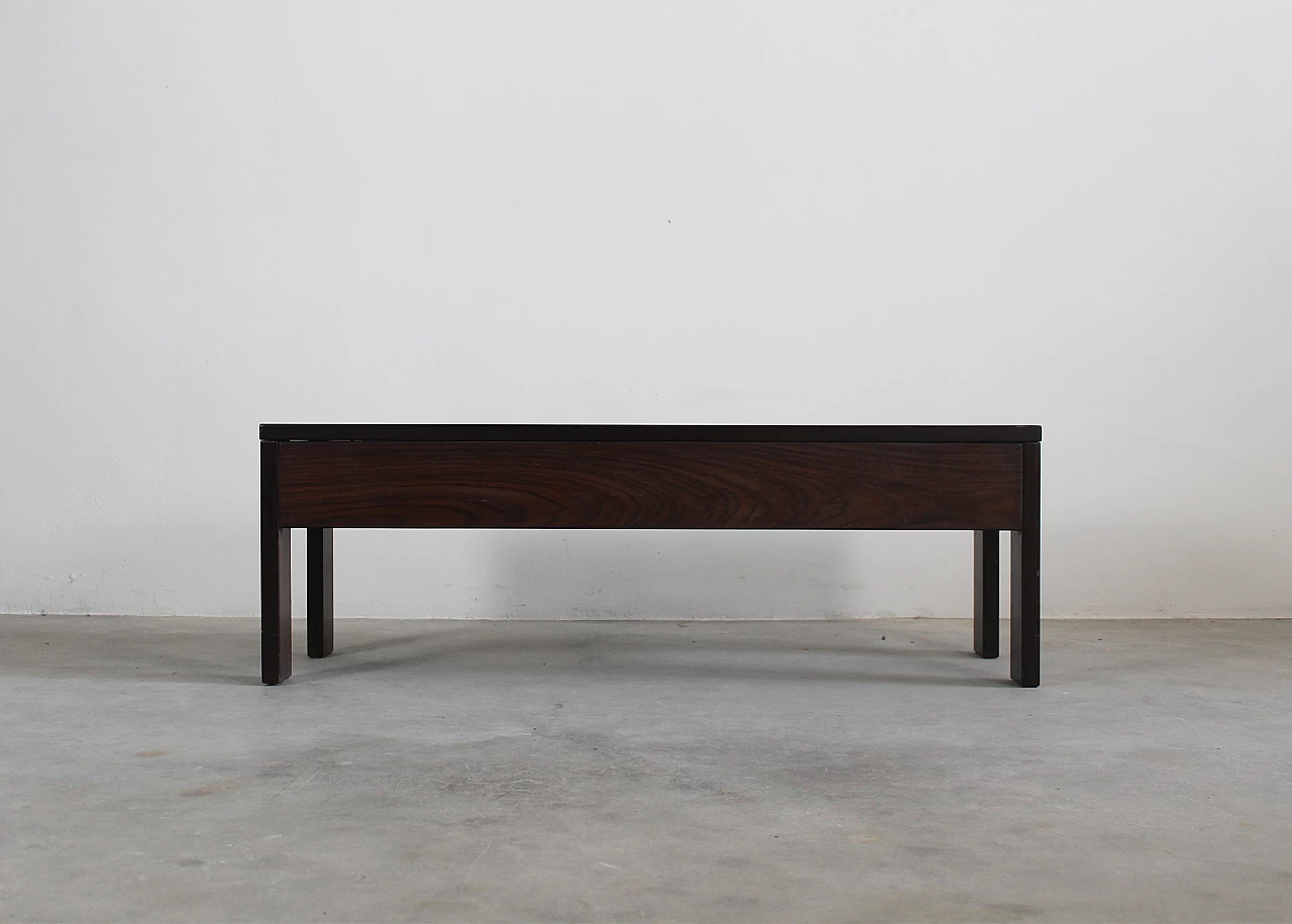Rectangular wooden coffee table by Ettore Sottsass for Poltronova, 1960s 3