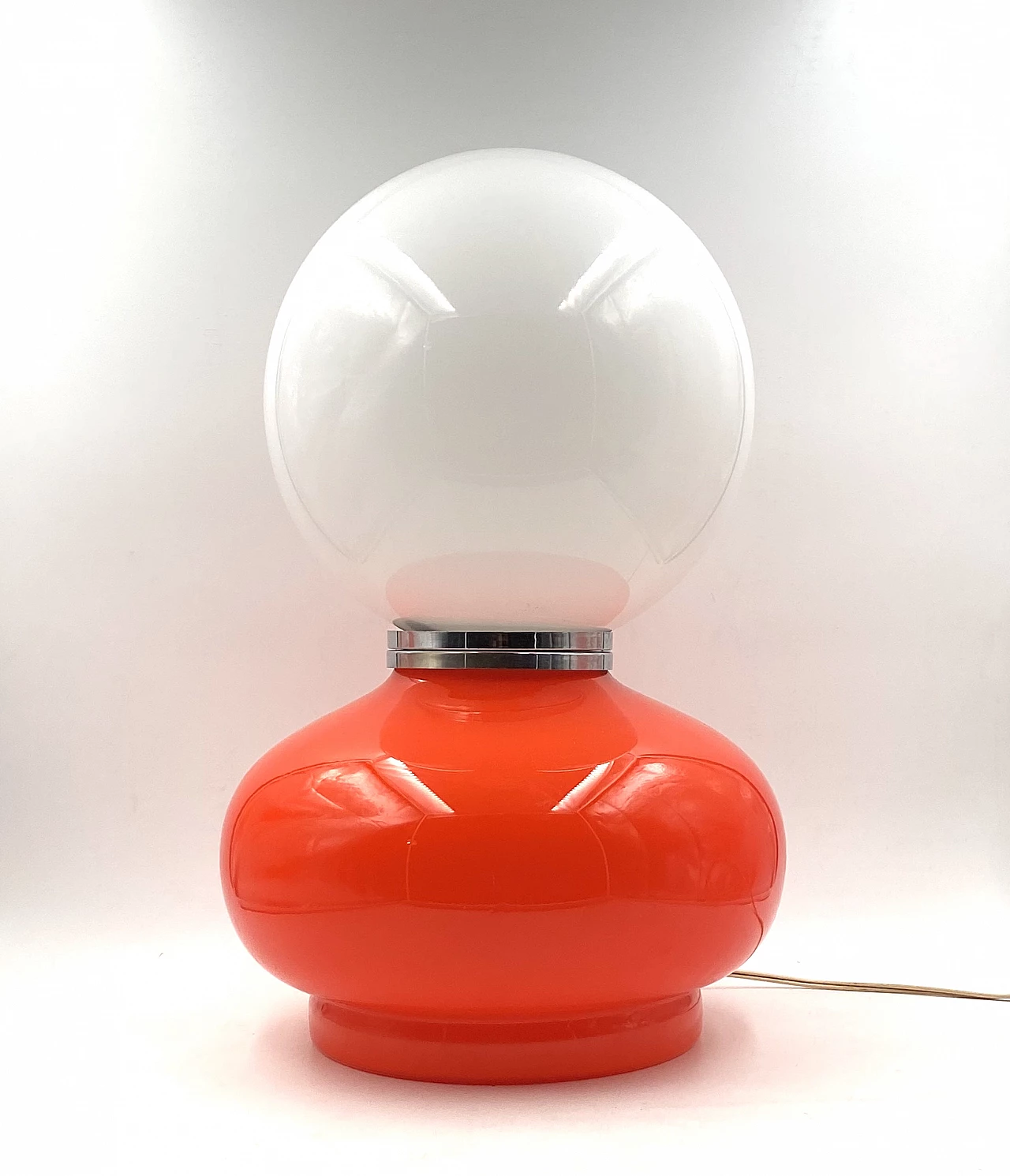 Two-tone glass table lamp by Carlo Nason for Mazzega, 1970s 10