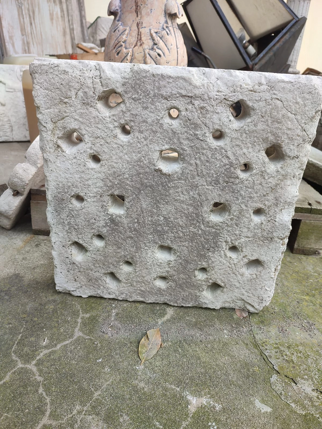 Venetian Istrian stone tile, early 19th century 1