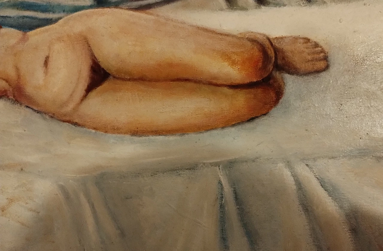 Oil on canvas Female nude by Galan, 1980s 9