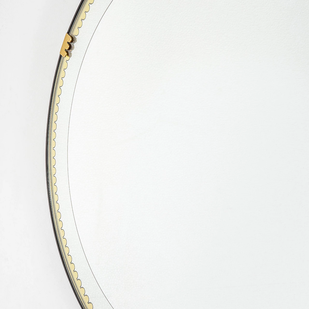 Mirror with copper frame by Pietro Chiesa for Galvanit Fontana, 1940s 4