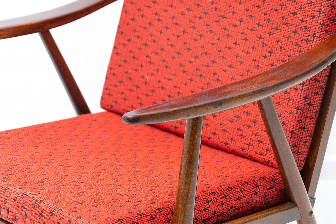 Pair of armchairs by Jaroslav Smidek for TON, 1970s 17