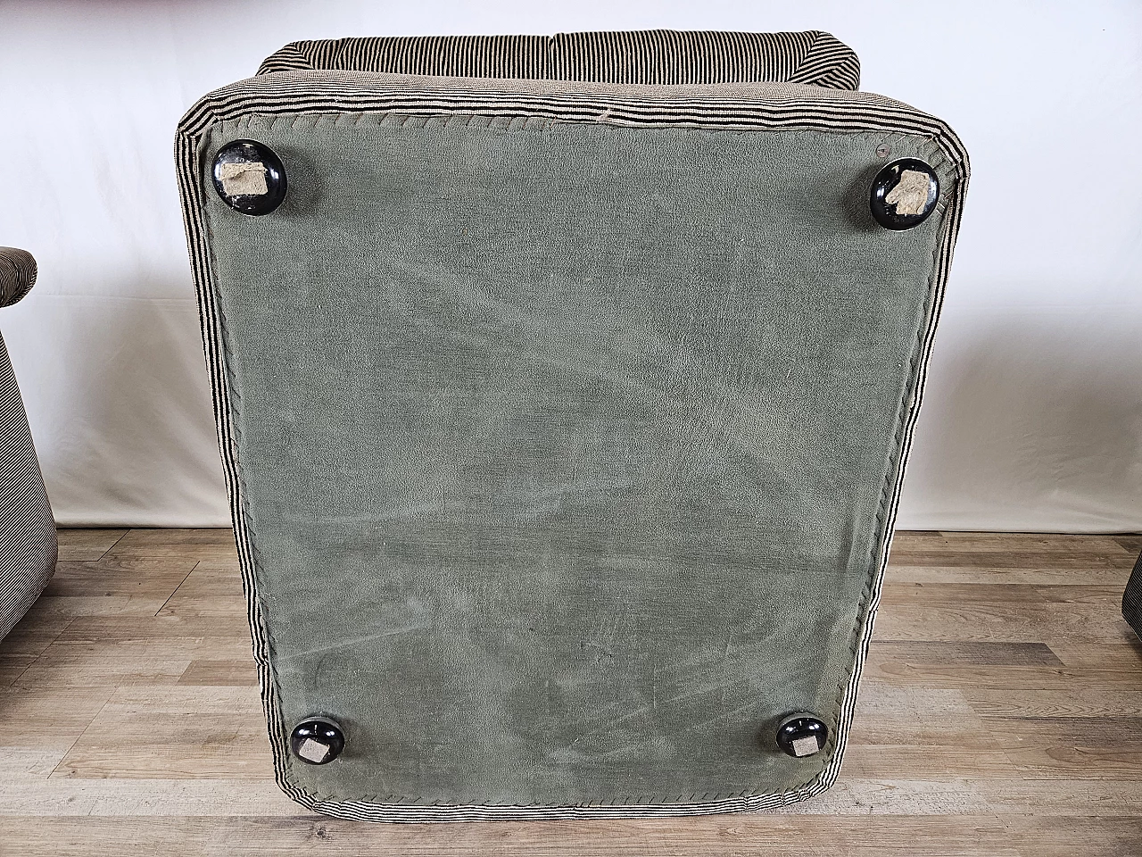 Striped five-seat modular sofa, 1970s 30