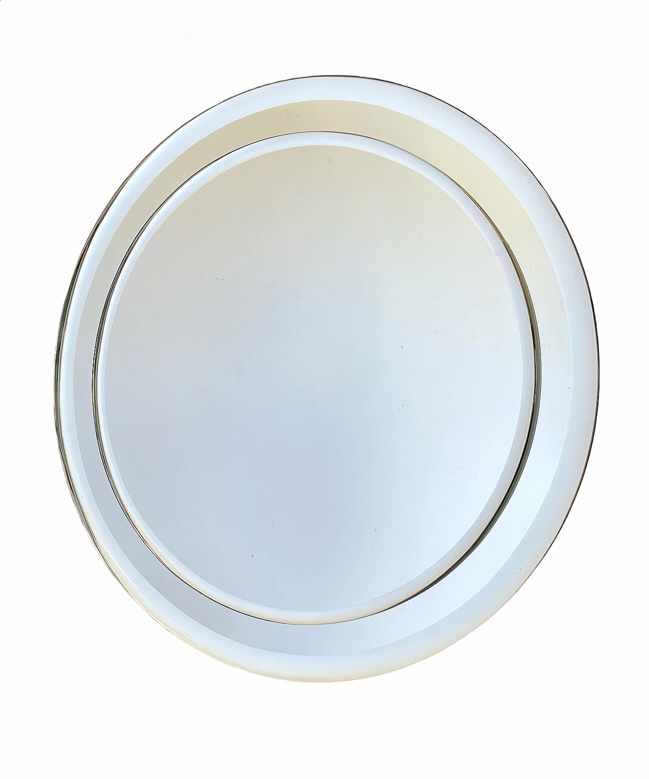 Specchio rotondo da parete, anni '70 8