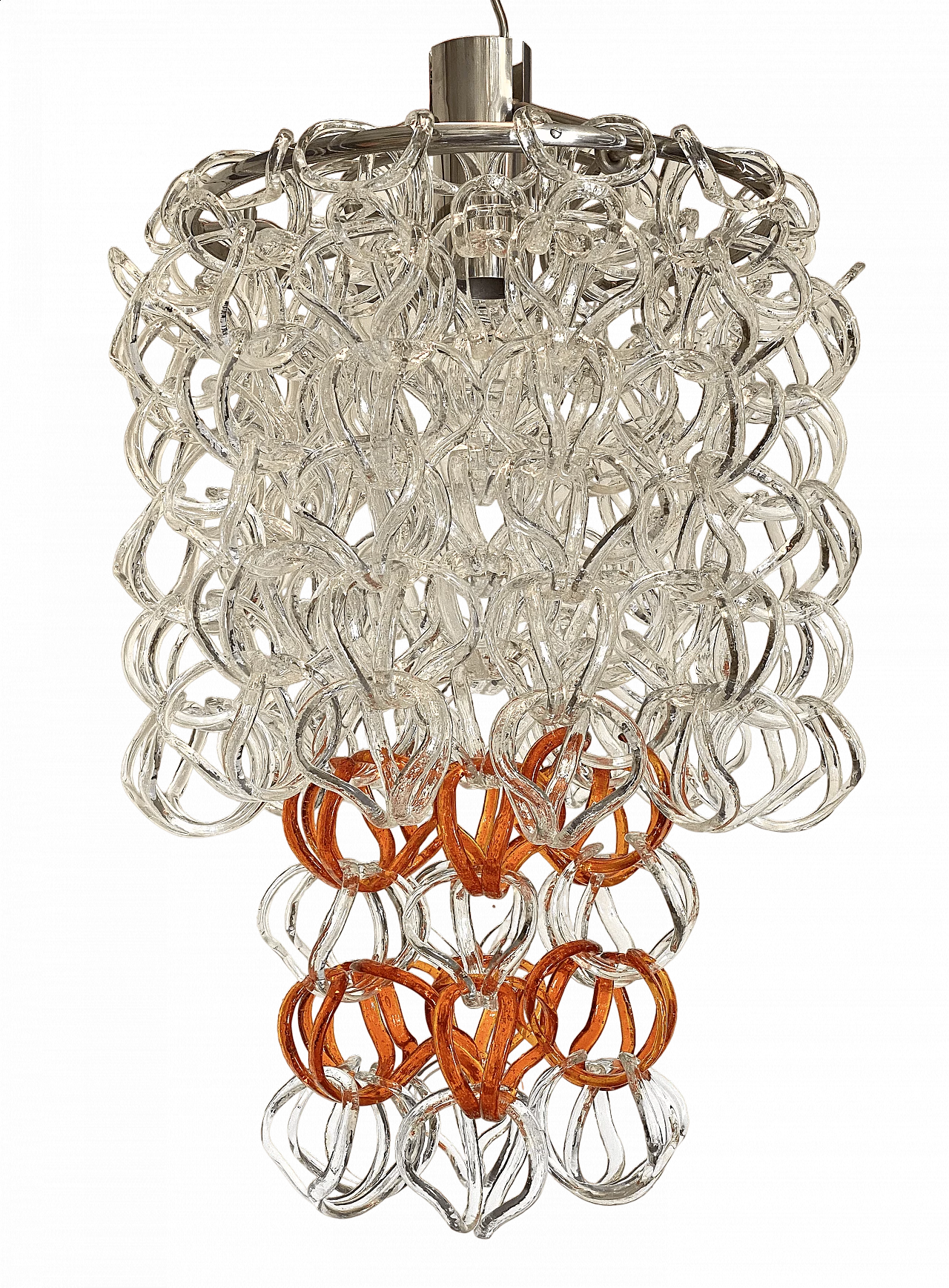Giogali chandelier by Angelo Mangiarotti for Vistosi, 1960s 23