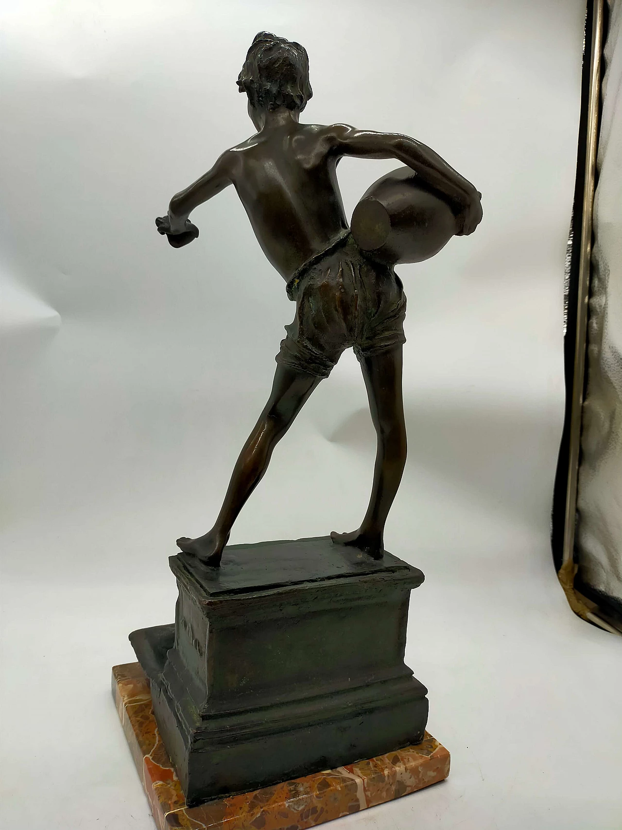 Vincenzo Gemito, L'acquaiolo, scultura in bronzo, fine '800 3