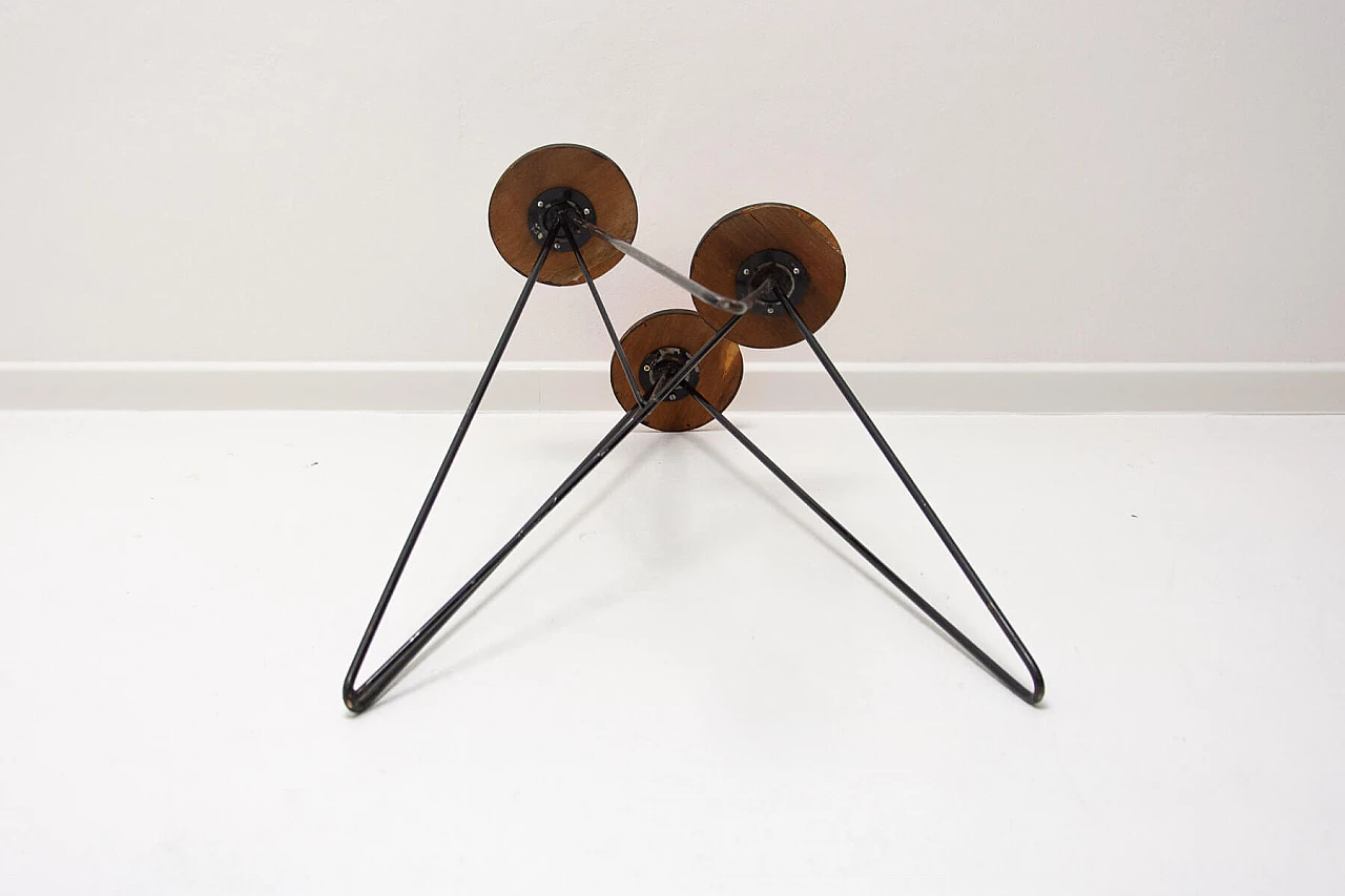 Plant stand made of metal and coloured plastic, 1960s 15