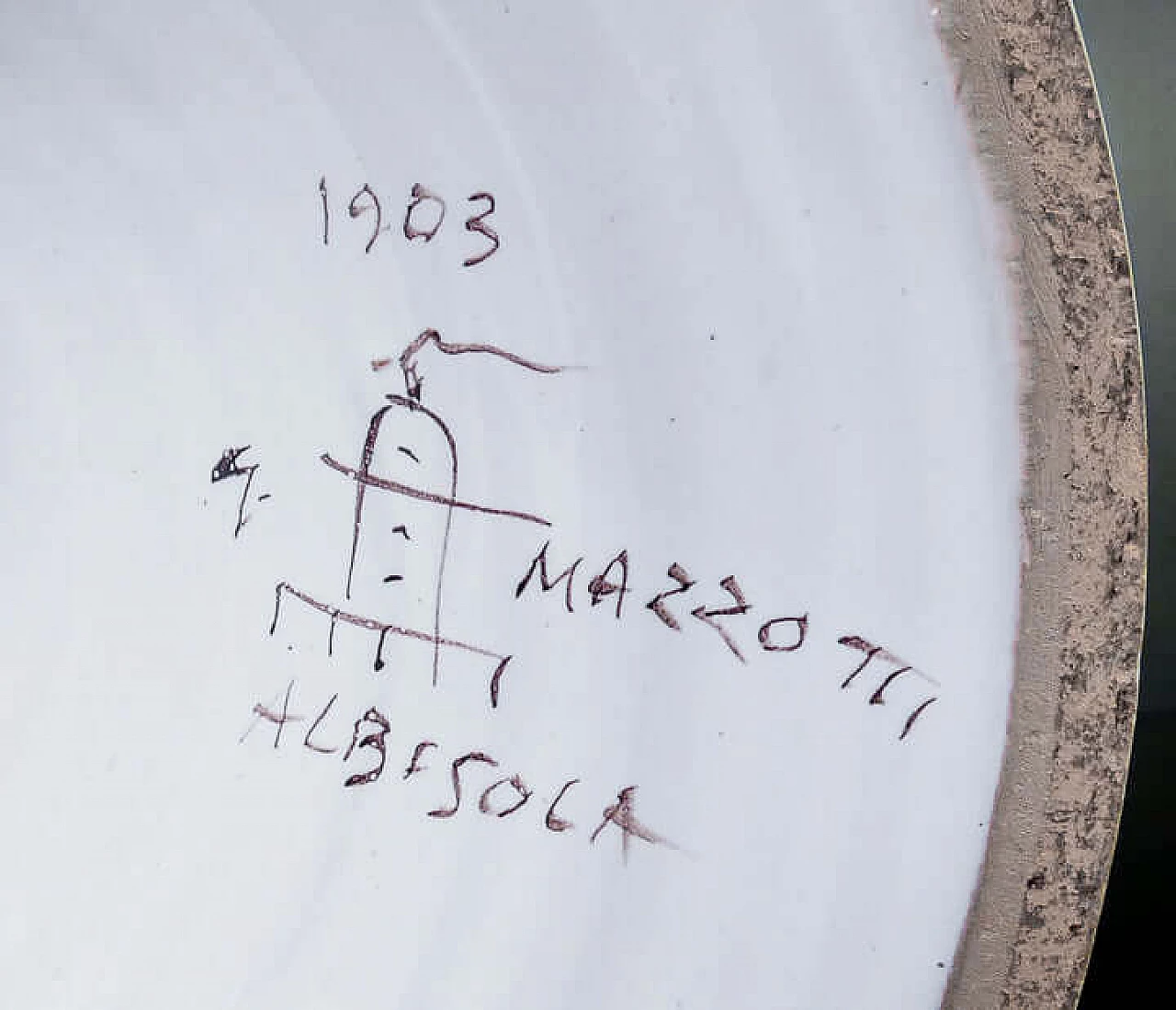 Painted majolica vase by Mazzotti Albisola, early 20th century 12