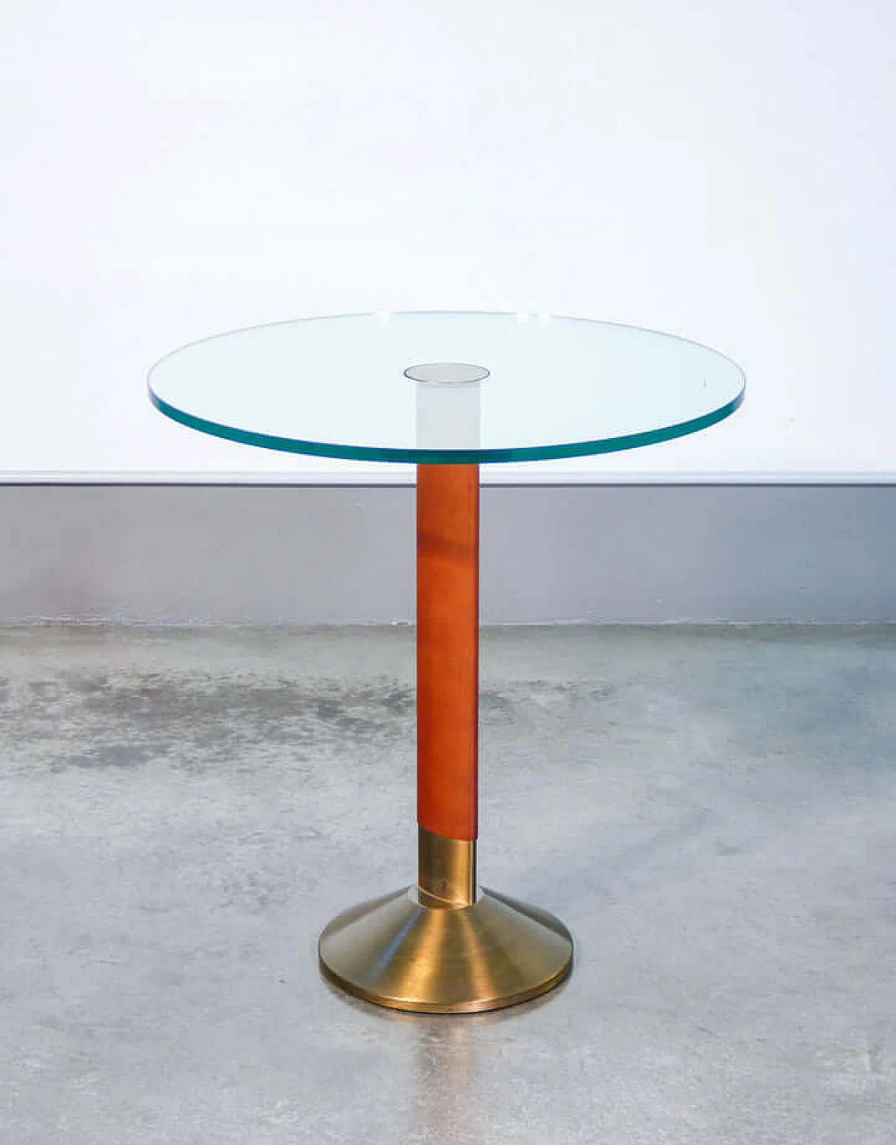 Round coffee table by Daniela Puppa for Fontana Arte, 1980s 1