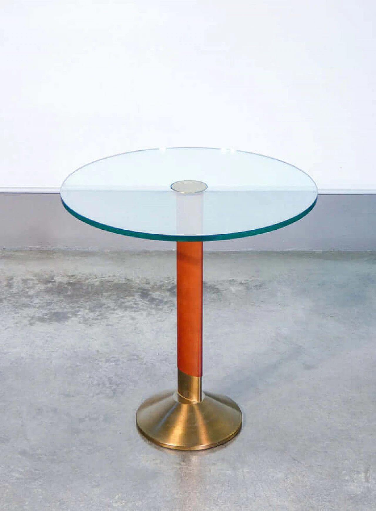 Round coffee table by Daniela Puppa for Fontana Arte, 1980s 3