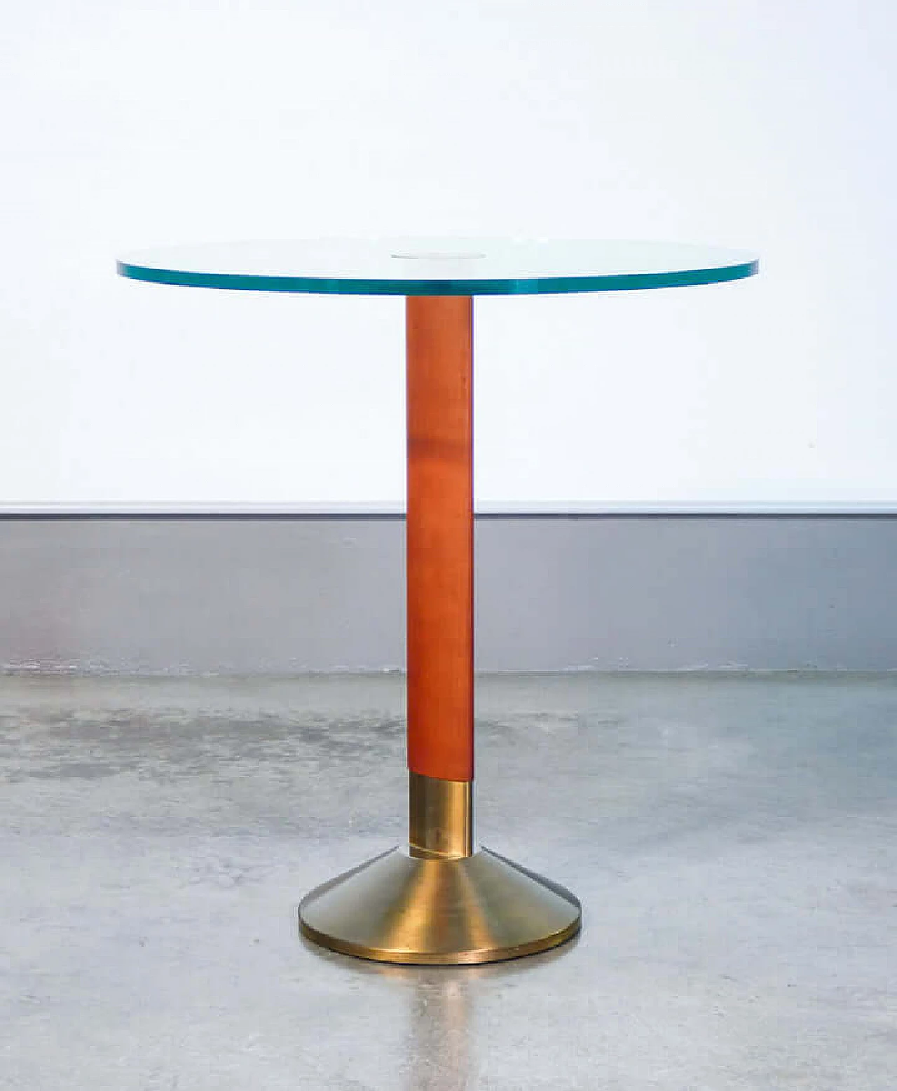 Round coffee table by Daniela Puppa for Fontana Arte, 1980s 4