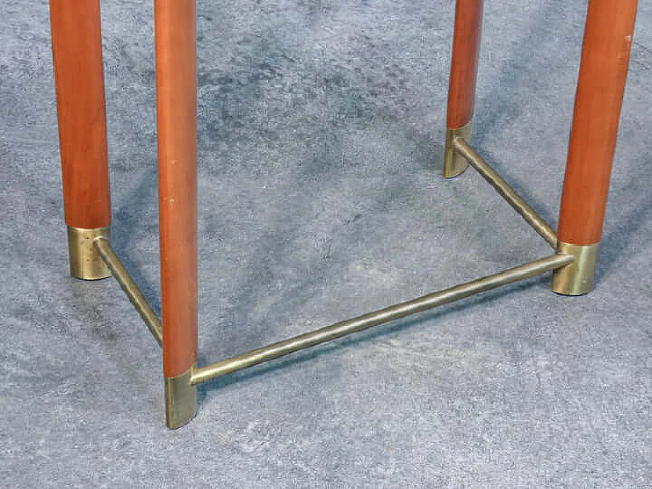 Oval coffee table by Daniela Puppa for Fontana Arte, 1980s 5