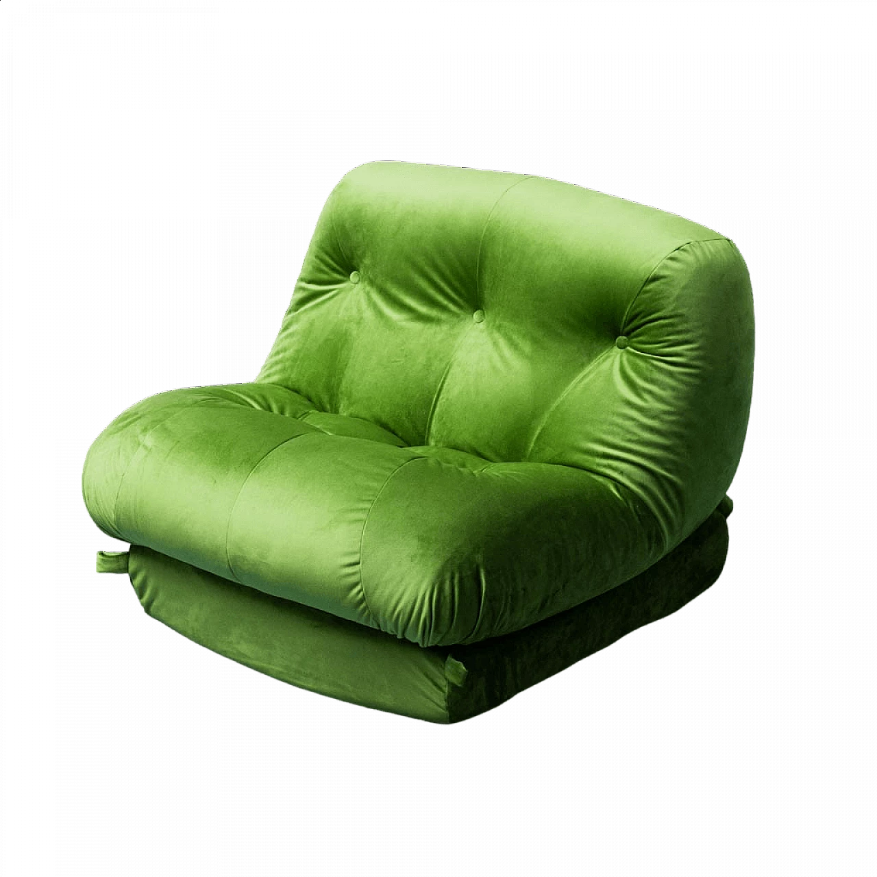 Green Nuvolone armchair by Rino Maturi for Mimo, 1970s 10