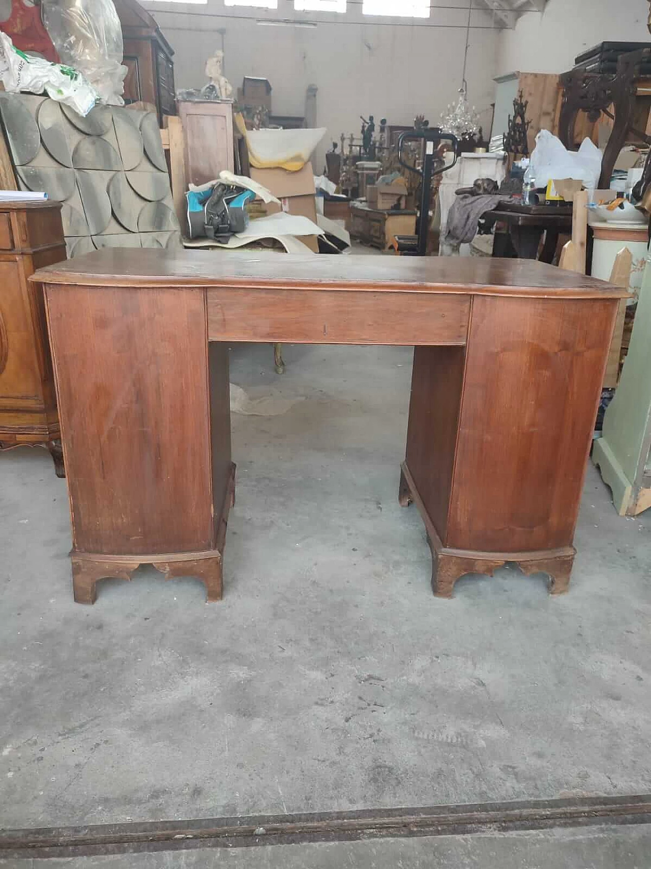 Vicenza wood desk, early 20th century 2