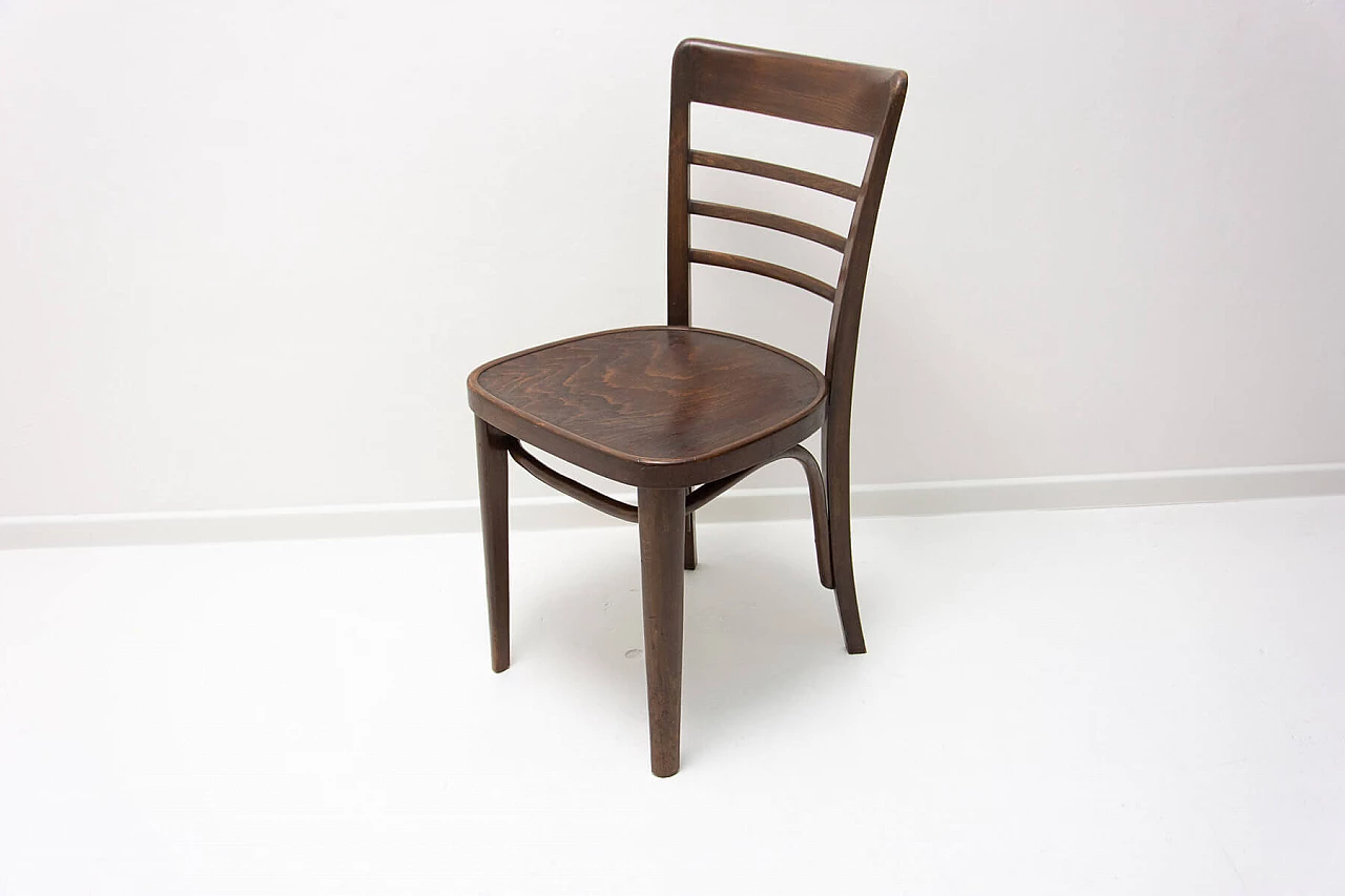 Wood chair by Thonet, 1930s 3
