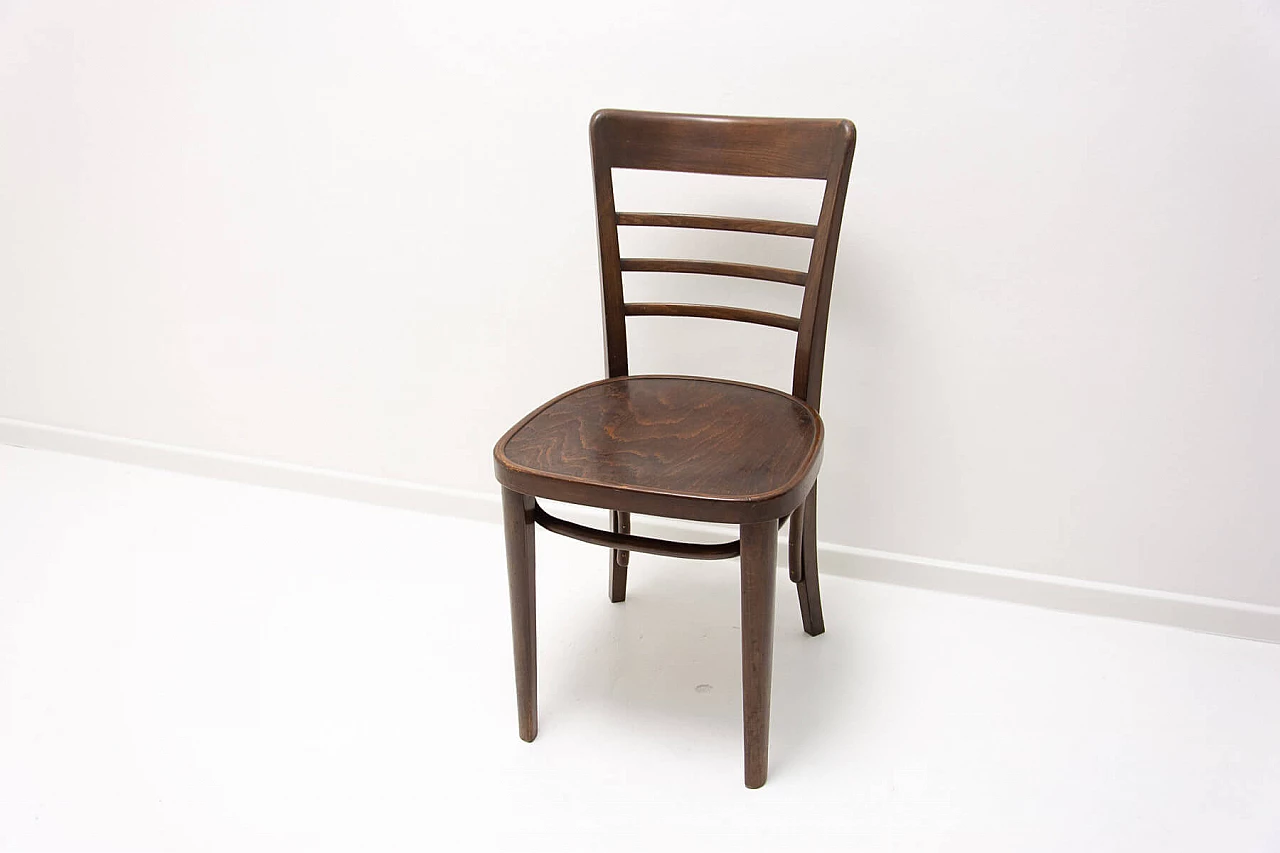 Wood chair by Thonet, 1930s 14