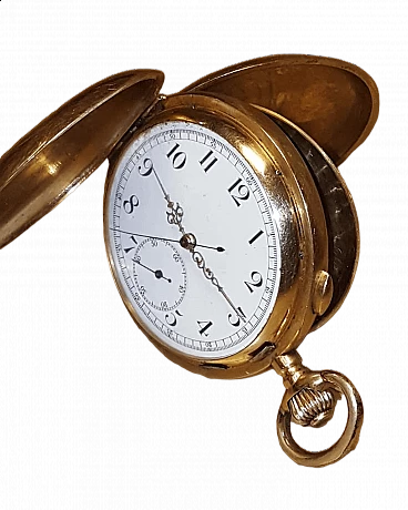 Cronografo in oro rosso, inizio '900