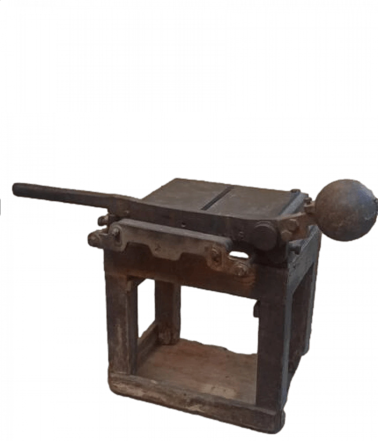 Professional cast iron paper cutter, early 20th century 1