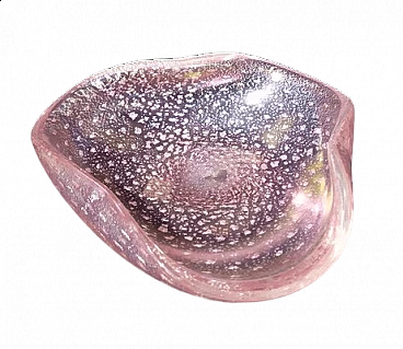 Posacenere in vetro di Murano attribuito a Ercole Barovier per Barovier & Toso, anni '50
